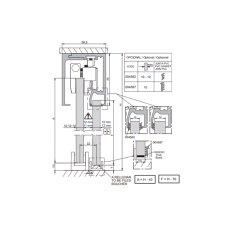 SV-X110 Направляюча в стіну + фіксована стулка, 110 кг