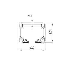 SV-T Рельс для системи Telescopic