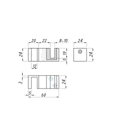 SF-243 Нижня направляюча, CP