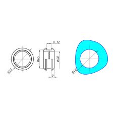SF-950К Ручка млинець, CP