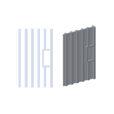 Ручка скоба для дверей лофт 