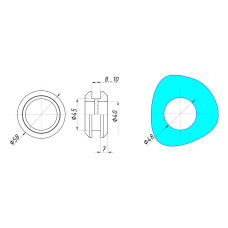 SF-950К Ручка млинець, SSS