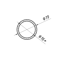 Труба діам. 19 мм, PSS