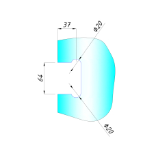 SF-012 Замок WC для розсувної системи, PSS